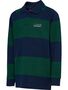 Hummel Hmljr Loose Striped Polo L/S - dress blues
