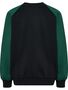 Hummel Hmljr Oversized Crew Hsw - dark green