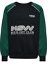 Hummel Hmljr Oversized Crew Hsw - dark green