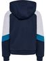Hummel Hmljr Loose Blocked Zip Hoodie - dress blues