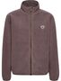 Hummel Hmljr Fleece Zip Jacket Bee - peppercorn