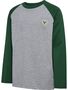 Hummel Hmljr Raglan Loose T-Shirt L/S Bee - dark green