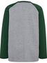 Hummel Hmljr Raglan Loose T-Shirt L/S Bee - dark green