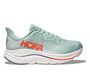 Hoka M Clifton 10 - sage / neon flame
