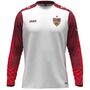 Jako Vfb Longsleeve Dynamic - wei�/dunkelrot/rot