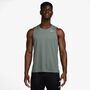 Nike M Nk Df Miler Tank - clay green/reflective silv