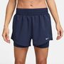 Nike W Nk One Df Hr 3In 2N1 Short - midnight navy/reflective silv