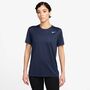 Nike W Nk Df Rlgd Ss Tee - midnight navy/white