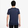 Nike W Nk Df Rlgd Ss Tee - midnight navy/white