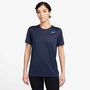 Nike W Nk Df Rlgd Ss Tee - midnight navy/white