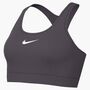 Nike W Nk Swsh Med Spt Bra - thunder grey/white