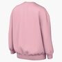 Nike G Nsw Club Flc Ovrszd Crew Lbr - med soft pink/med soft pink/white