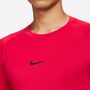 Nike M Np Df Tight Top Ss - university red/black