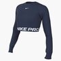 Nike Nike Pro Df 365 Crop Ls - midnight navy/white