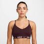 Nike W Nk Df Indy Lgt Spt Bra - burgundy crush/white