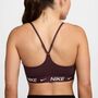 Nike W Nk Df Indy Lgt Spt Bra - burgundy crush/white