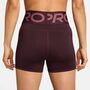 Nike W Np Sculpt Df Hr 3In Short - burgundy crush/white