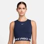 Nike Nike Pro Df 365 Crop Tank - midnight navy/white