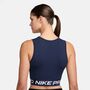 Nike Nike Pro Df 365 Crop Tank - midnight navy/white