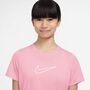 Nike G Nk Df One Std Ss Top Hbr - med soft pink/white