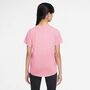 Nike G Nk Df One Std Ss Top Hbr - med soft pink/white