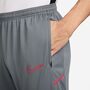 Nike M Nk Df Acd25 Pant Kpz Br - cool grey/cool grey/bright crimson