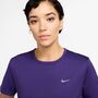 Nike W Nk Tempo Df Ss Top - court purple/reflective silv