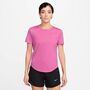 Nike W Nk Tempo Df Ss Top - playful pink/reflective silv