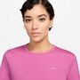 Nike W Nk Tempo Df Ss Top - playful pink/reflective silv