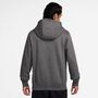 Nike M Nk Club Bb Po Hoodie - charcoal heathr/iron grey/white