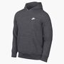Nike M Nk Club Bb Po Hoodie - charcoal heathr/iron grey/white