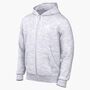 Nike M Nk Club Bb Fz Hoodie - birch heather/white/white