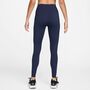 Nike W Nk Df One Hr Tight Wt - midnight navy/white
