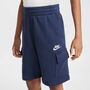 Nike K Nsw Club Ft Crgo Short Lbr - midnight navy/midnight navy/white