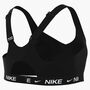 Nike W Nk Df Indy Hgh Spt Bra - black/black/white