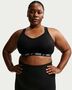 Nike W Nk Df Indy Hgh Spt Bra - black/black/white