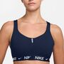 Nike W Nk Indy Hs Zip Bra - midnight navy