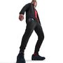 Nike Psg Mnsw Tech Flc Jgr Pant 3R - black/global red