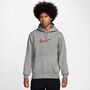 Nike M Nk Club Bb Hdy Neo Varsity - dk grey heather/lt smoke grey/black