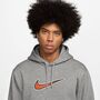 Nike M Nk Club Bb Hdy Neo Varsity - dk grey heather/lt smoke grey/black