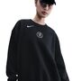 Nike Cfc W Nsw Phnx Flc Os Crew 3R - black/field silver