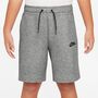 Nike B Nsw Tch Flc Short - Pd - dk grey heather/black