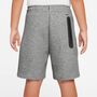 Nike B Nsw Tch Flc Short - Pd - dk grey heather/black