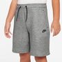 Nike B Nsw Tch Flc Short - Pd - dk grey heather/black