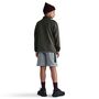 Nike B Nsw Tch Flc Short - Pd - dk grey heather/black