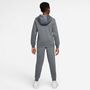 Nike K Nsw Club Flc Hdy Tracksuit - smoke grey/smoke grey/game royal/wh