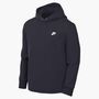 Nike M Nk Club Knit Po Hoodie - obsidian/obsidian/white