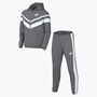Nike K Nsw Df Tracksuit Mxd Mtrl - smoke grey/white/white