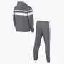 Nike K Nsw Df Tracksuit Mxd Mtrl - smoke grey/white/white