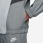 Nike K Nsw Tracksuit Wvn Fz - smoke grey/lt smoke grey/white